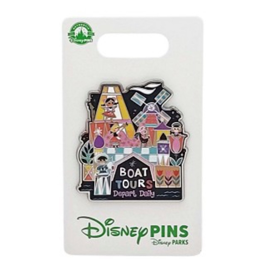 Disney Pin - it's a small world Boat Tours Depart Daily